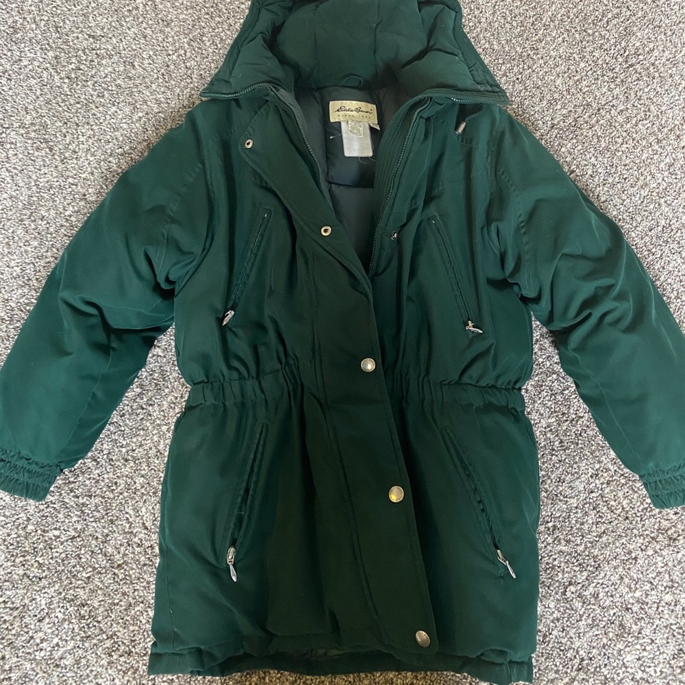 Eddie Bauer Wool &Goose Down Winter Puffer Vintage